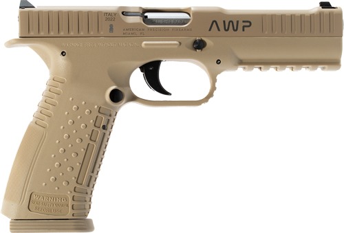 APF STRIKE ONE 9MM 5" BBL 3-DOT SIGHT 2 17RD MAGS TAN<