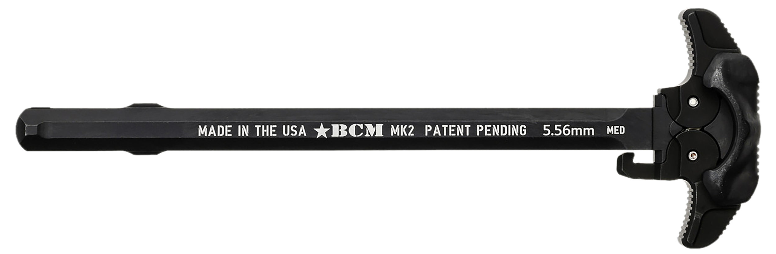 BCM GFHMK2MEDAMBI Ambidextrous MK2 Charging Handle Compatible w/ Mil-Spec AR-15 Black 7075 T-6 Aluminum