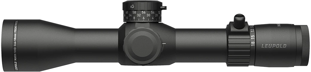 Leupold 176445 Mark 5HD Matte Black 3.6-18x44mm M1C3 FFP PR-1MOA Reticle 35mm Tube