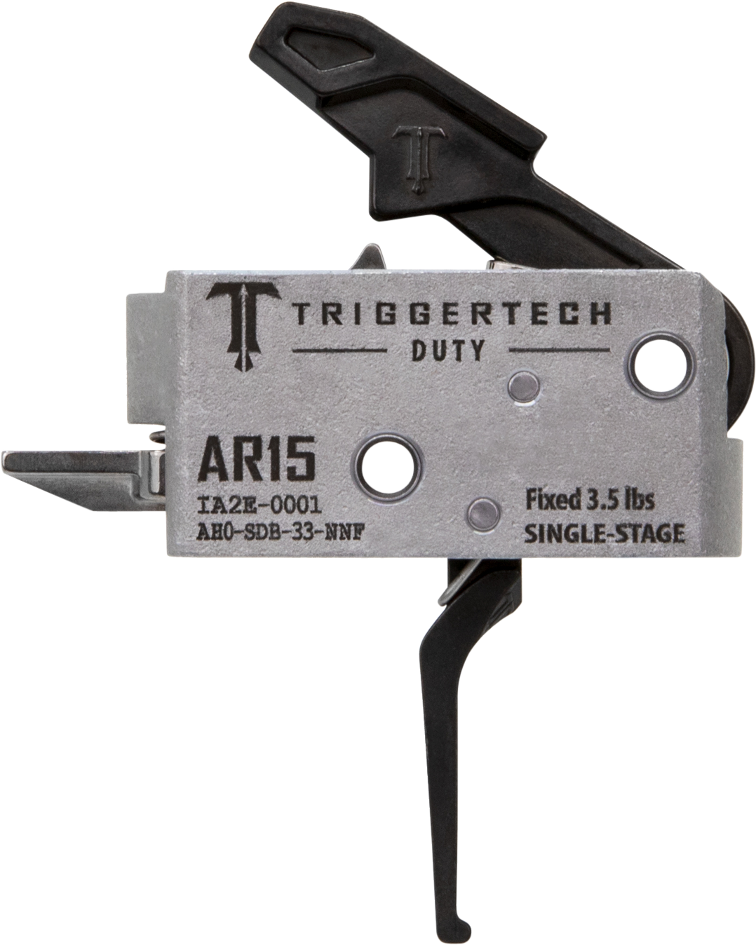 TriggerTech AH0SDB33NNF Duty Flat Trigger Single-Stage 3.50 lbs Draw Weight Fits AR-15