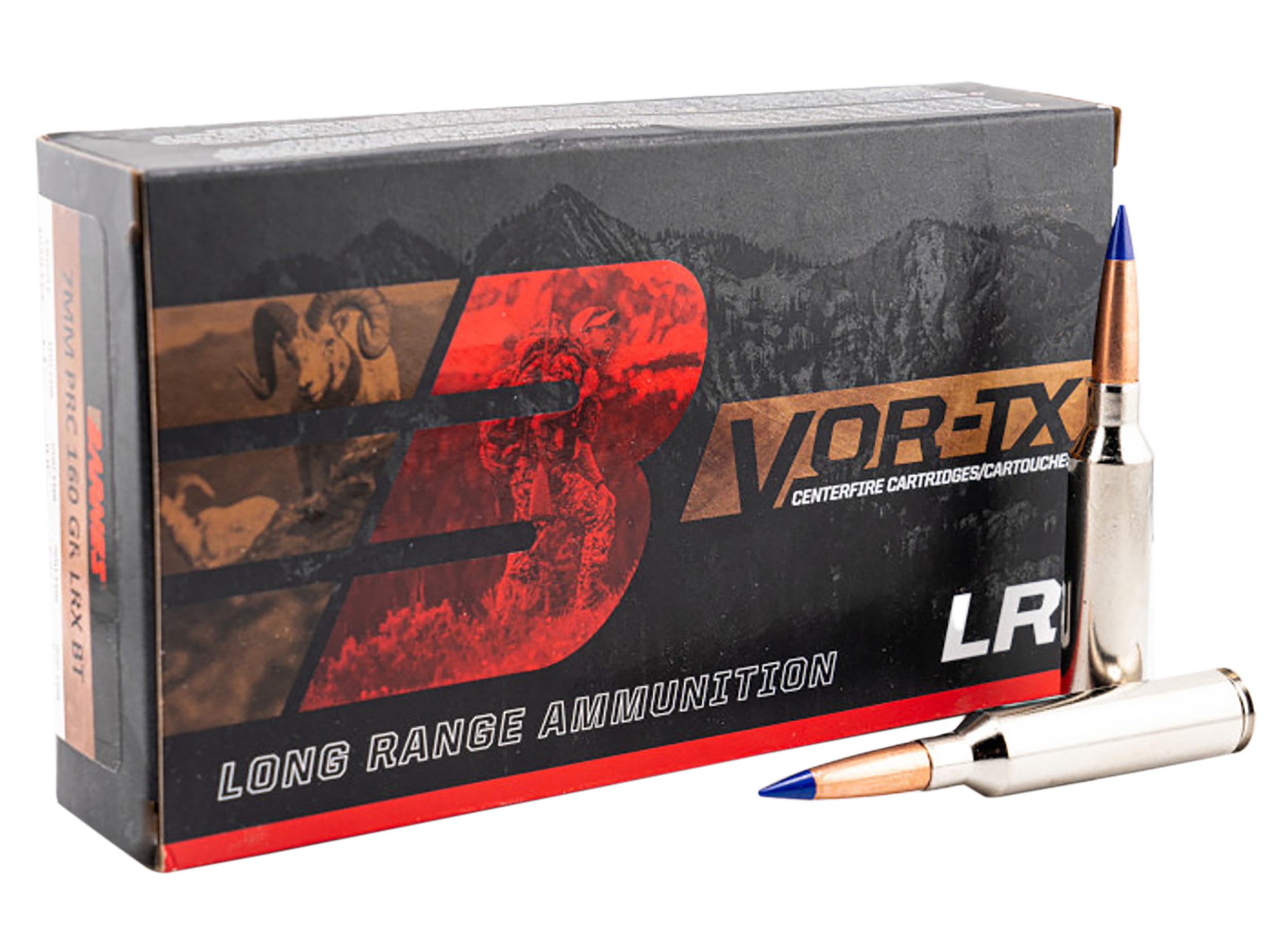 Barnes Bullets 32245   7mmPRC 160gr LRX Boat Tail 20 Per Box/10 Case