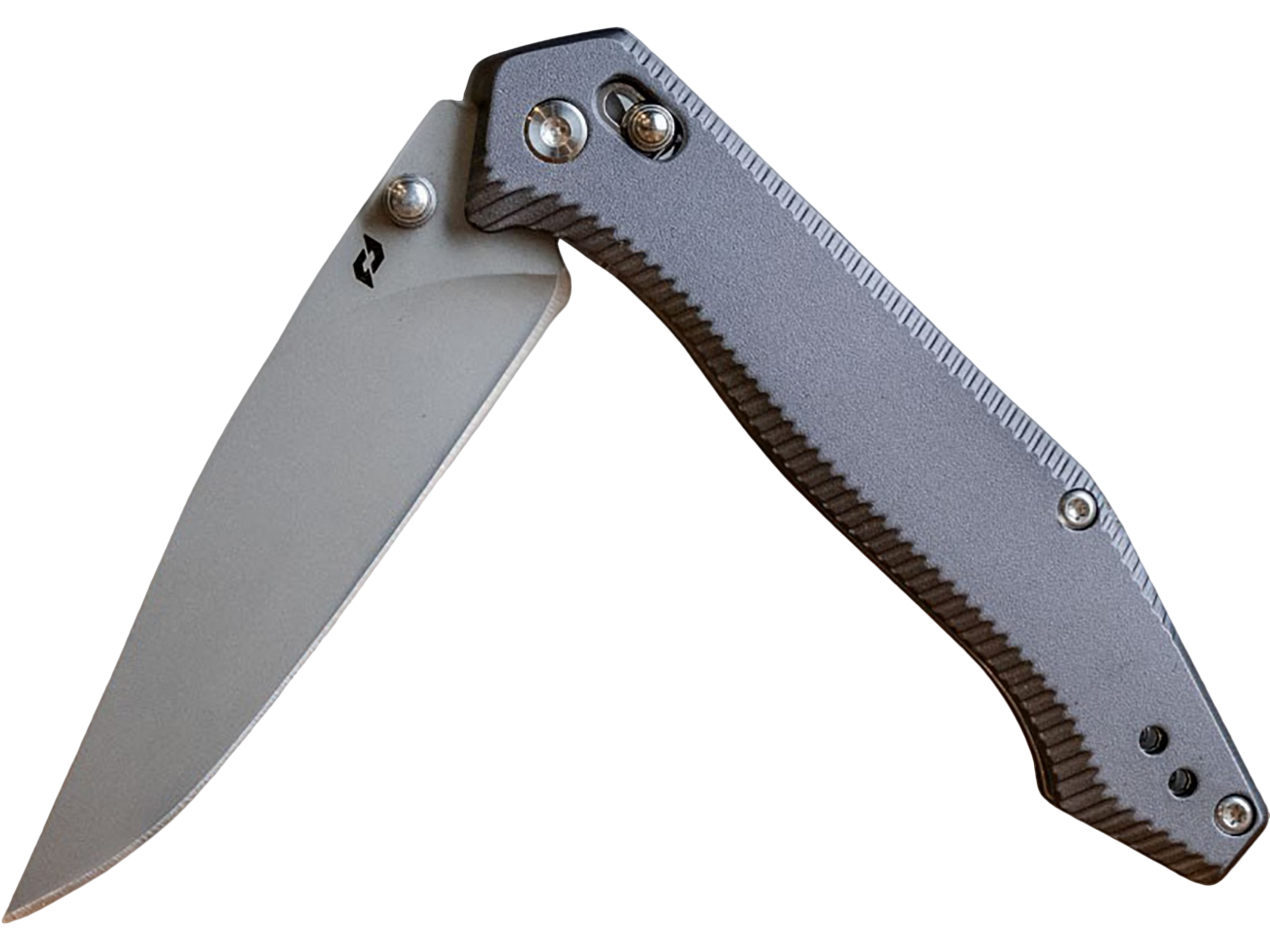 Schrade 1215384   3.40" Folding Drop Point Plain Stainless Steel Blade, Black Aluminum Handle