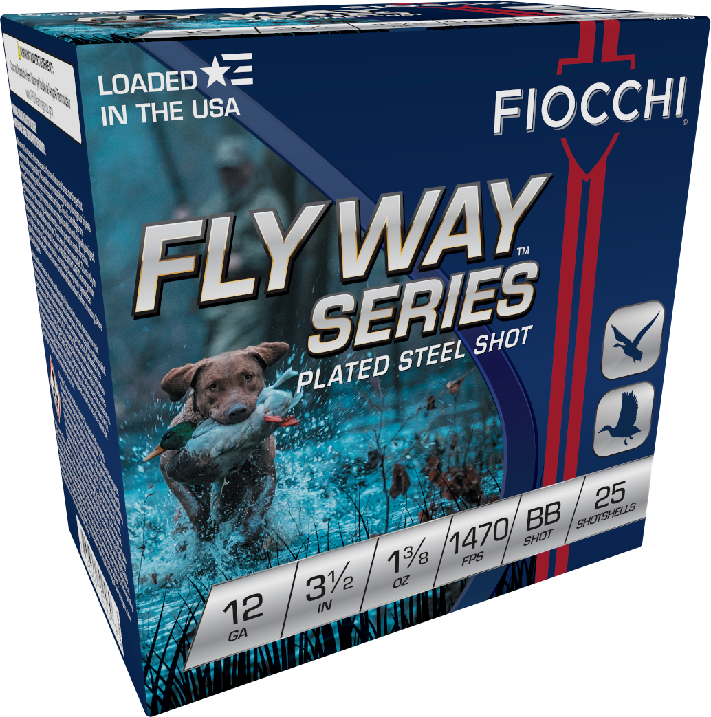 Fiocchi 1235STBB Flyway  12Gauge 3.50" 1 3/8oz BBShot 25 Per Box/10 Case