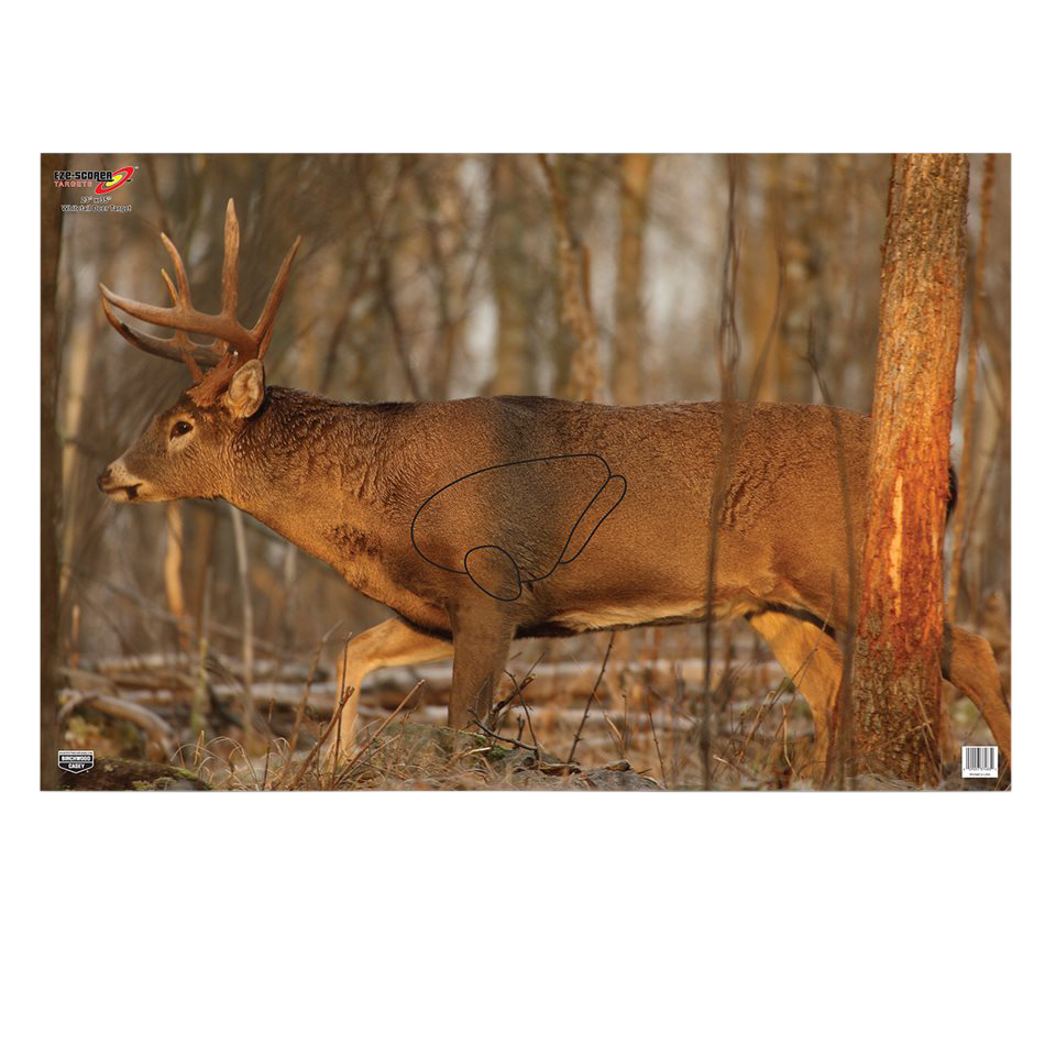Birchwood Casey 37481 EZE-Scorer Whitetail Deer Paper Hanging 23" x 35" Multi-Color 2 Per Pkg