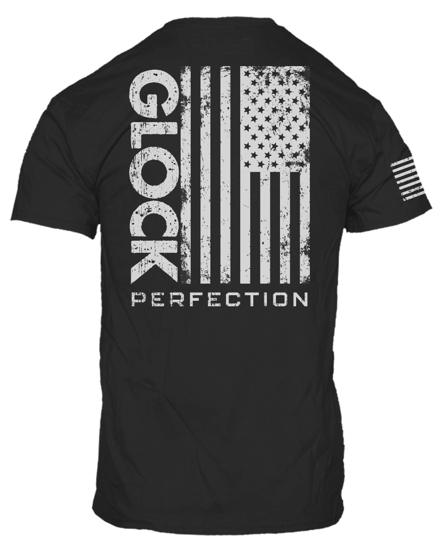 GLK AP96394 PERFECTION FLAG TEE XL BLK