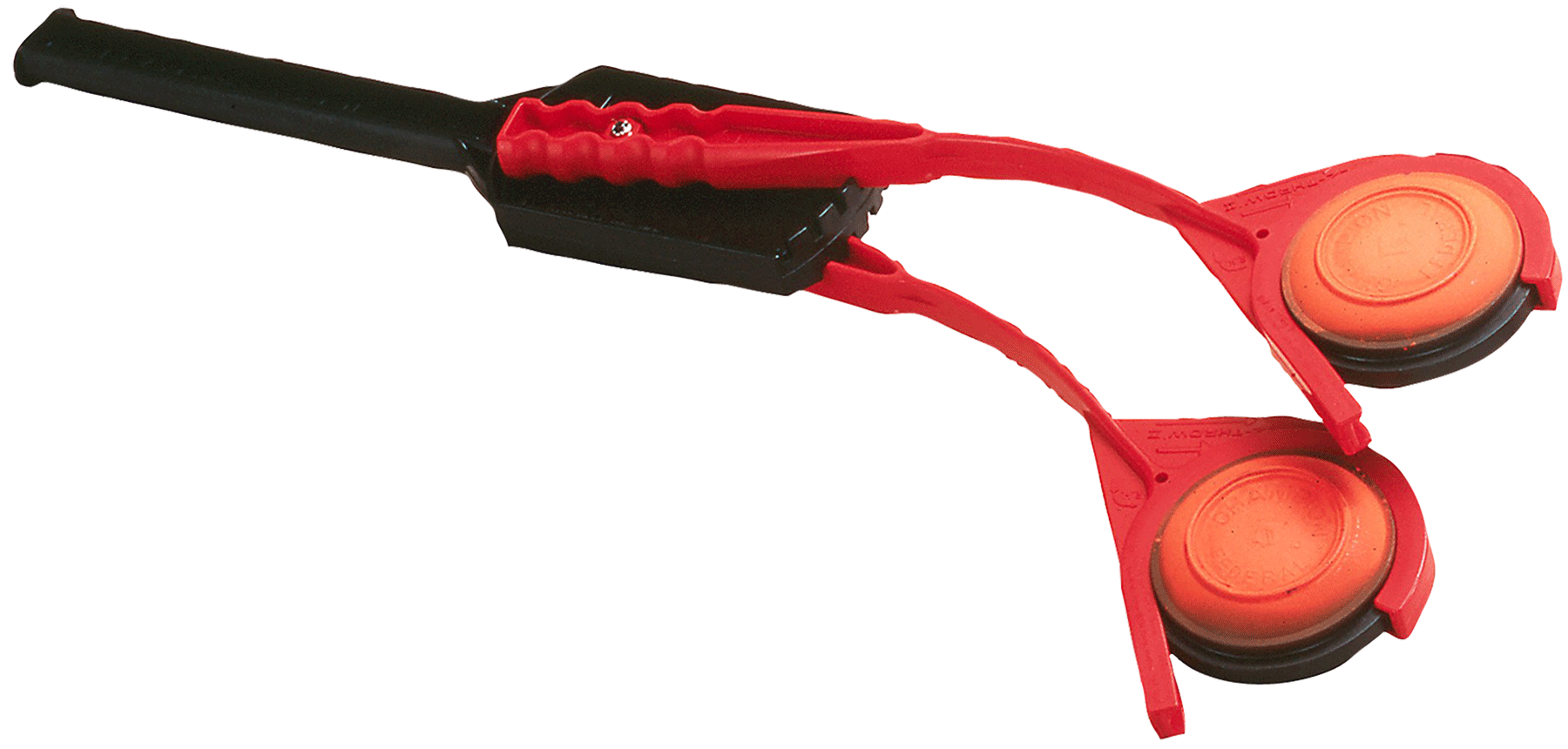 MTM Case-Gard EZDT40 EZ Throw Double Red Polymer Manual Cocking 31" Long Double Ambidextrous Hand