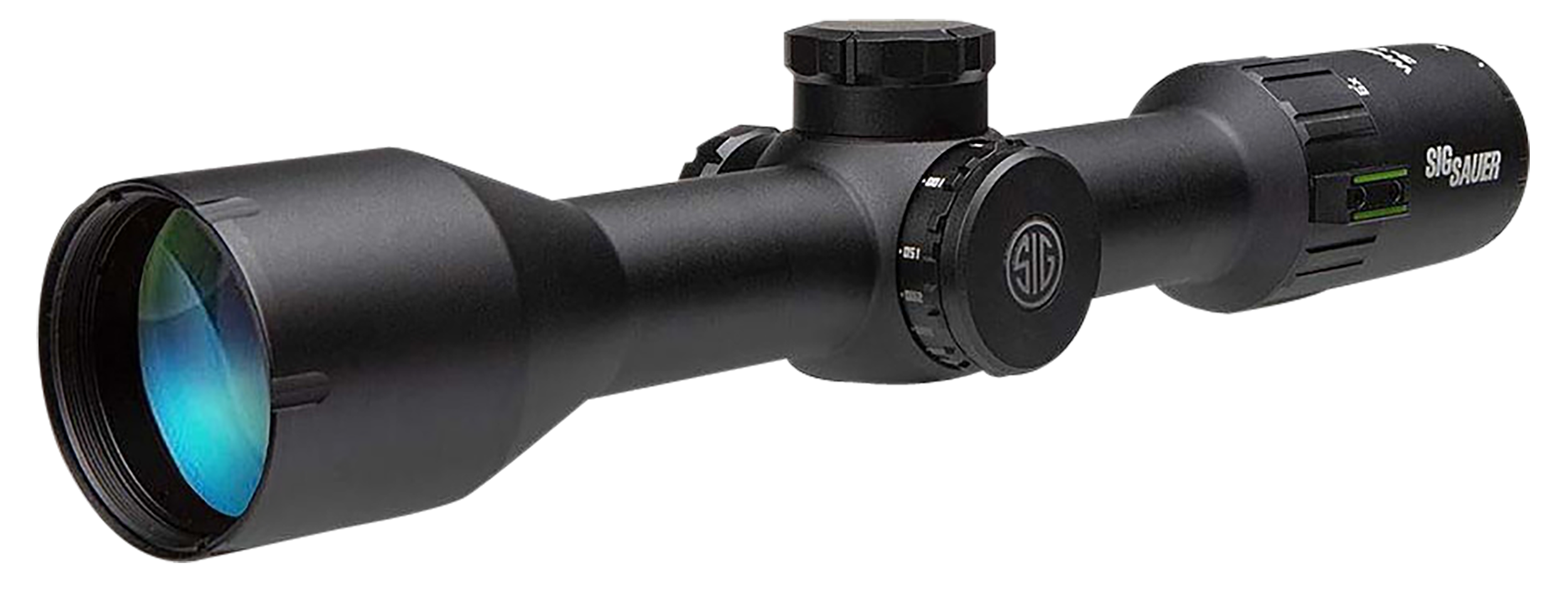 Sig Sauer Electro-Optics SOW63114 Whiskey6 Black 3-18x 44mm 30mm Tube Quadplex Reticle Features Locking Turrets