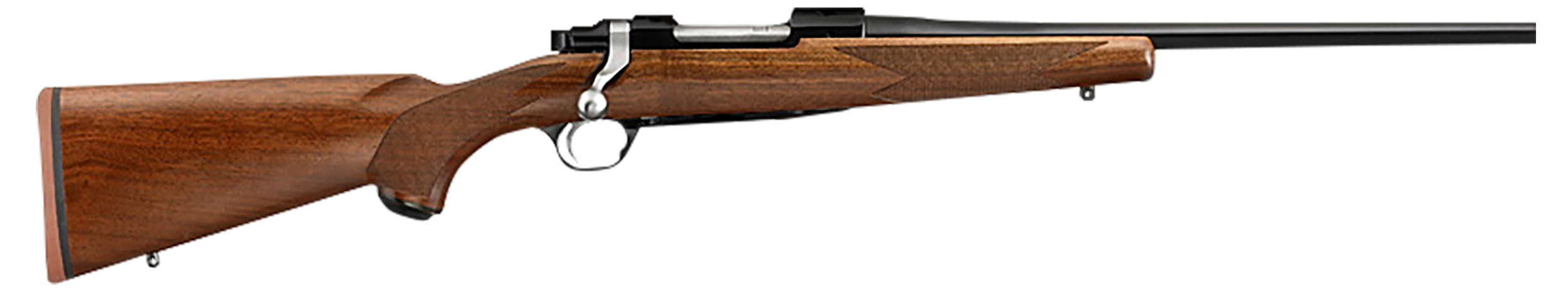 Ruger 37140 Hawkeye Compact 7mm-08 Rem 4+1 16.50" Satin Blued Alloy Steel Barrel, Steel Receiver w/Integral Scope Mount, American Walnut Fixed Stock, Right Hand