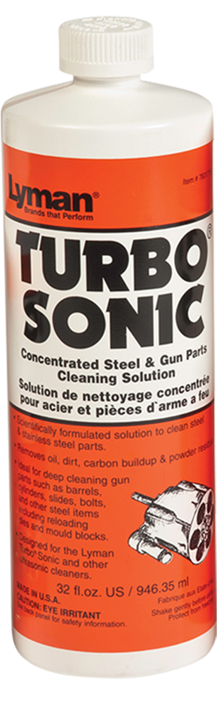 Lyman 7631715 Turbo Sonic Gun Parts Cleaning Solution Against Grease, Dust, Oil 32 oz Bottle