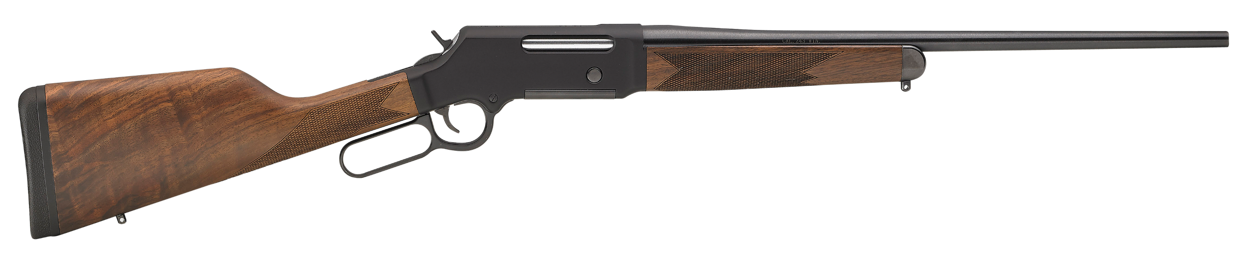 Henry H014243 Long Ranger Full Size 243 Win 4+1 20" Blued Steel Barrel, Black Hard Coat Anodized Steel Receiver, American Walnut Stock Right Hand