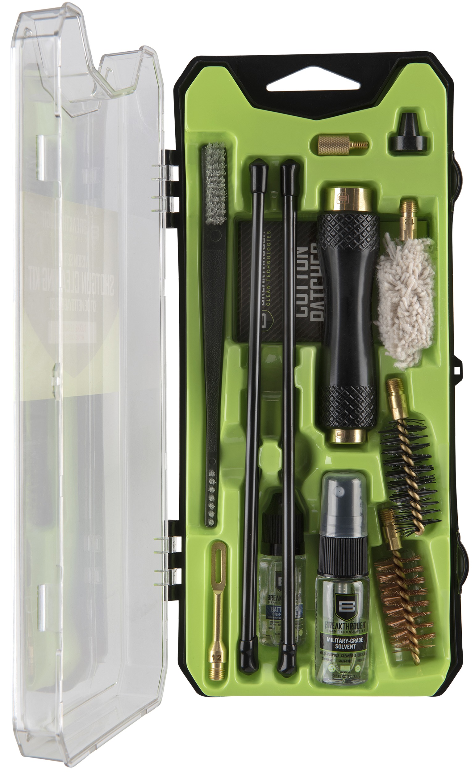 Breakthrough Clean BTCCC12G Vision Series Cleaning Kit 12 Gauge Shotgun/15 Pieces Multi-Color