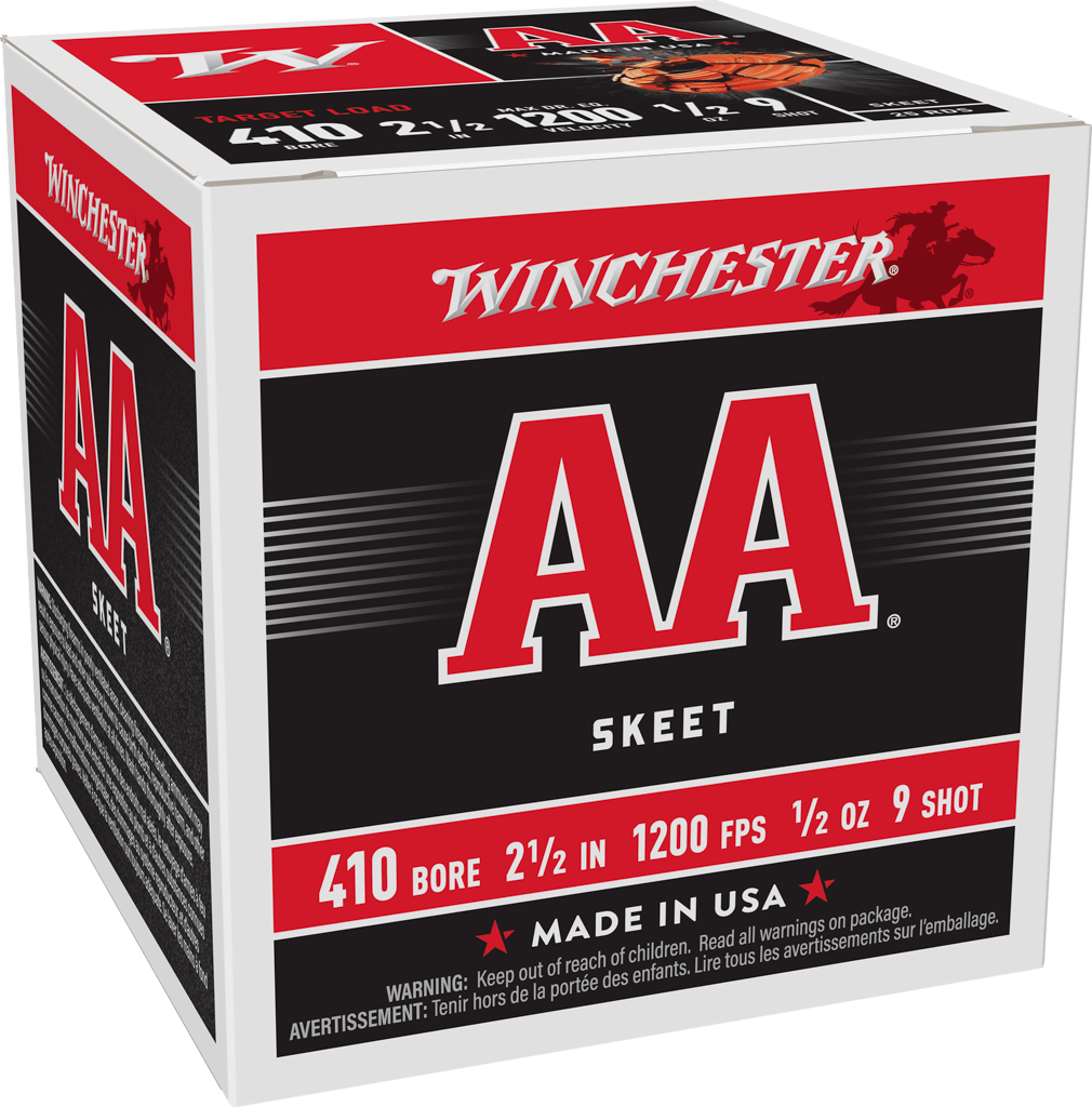 Winchester Ammo AA419 AA  410Gauge 2.50" 1/2oz 9Shot 25 Per Box/10 Case