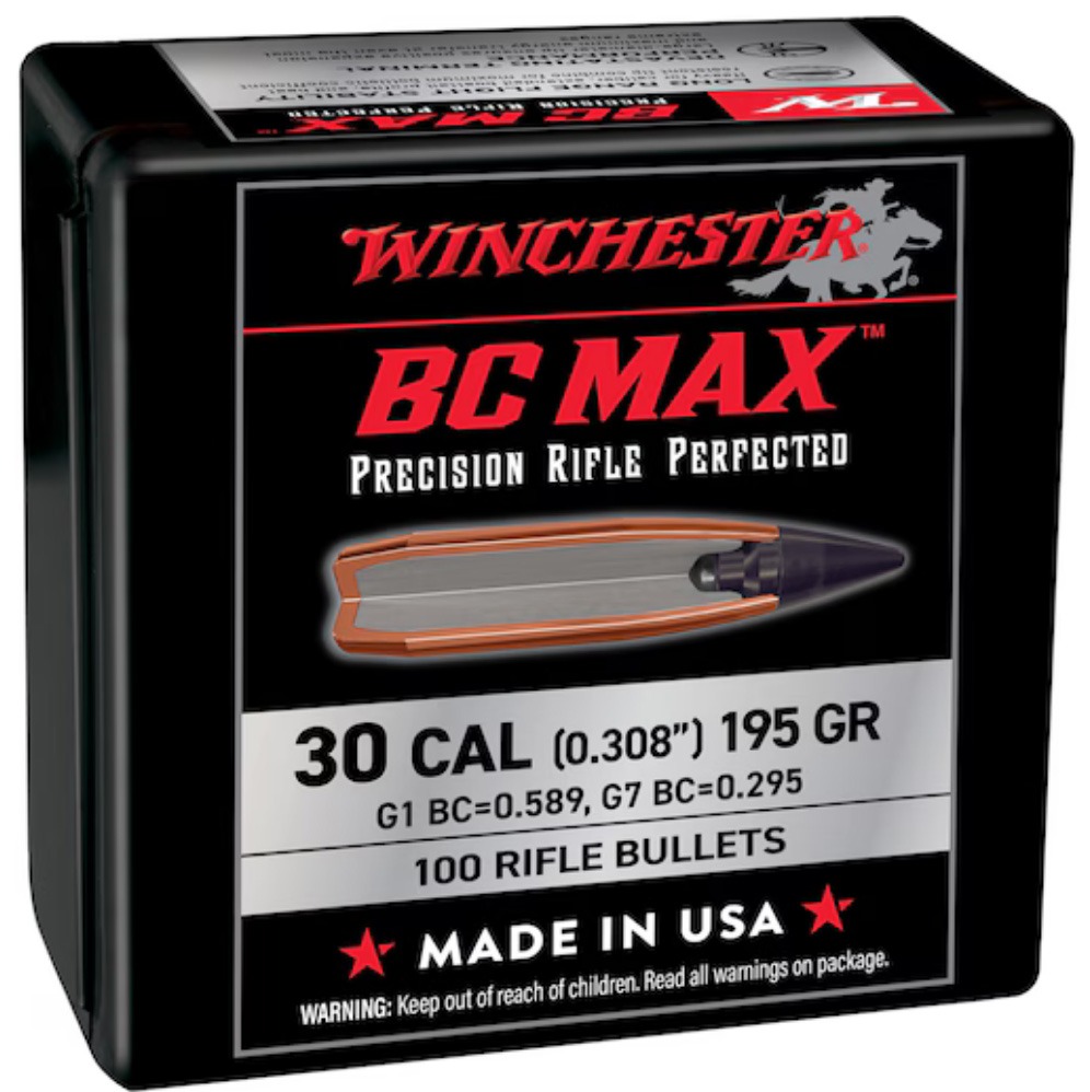 Winchester Supreme BC Max 30 Caliber 195gr Bullets