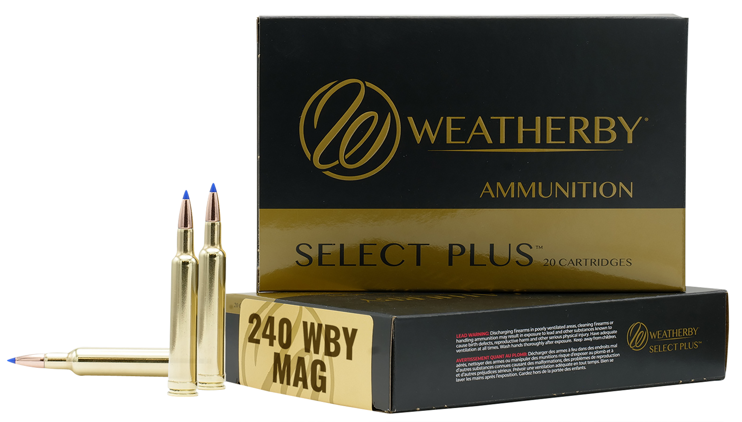 Weatherby B24080TTSX Select Plus  240WthbyMag 80gr Barnes Tipped TSX Lead Free 20 Per Box/10 Case