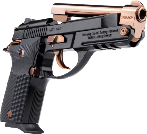 GIRSAN MC14T COLORWAY 380ACP G10 13RDS ROSE GOLD/GLOSS BLK