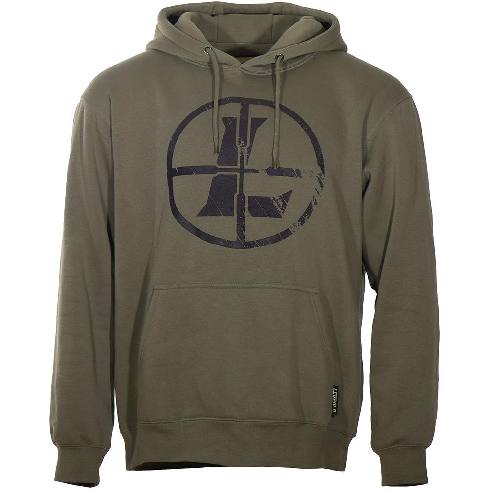 Leupold Distressed Reticle Hoodie Ash Green 3XL