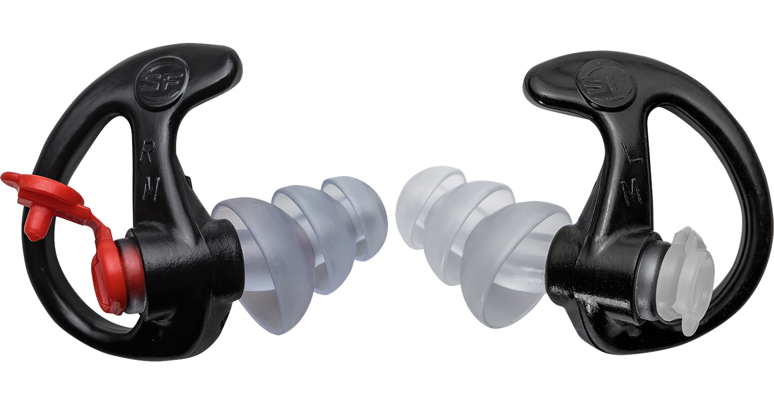 SureFire EP4BKMPR EP4 Sonic Defenders Plus Polymer 24 dB Flanged Black Medium Adult 1 Pair