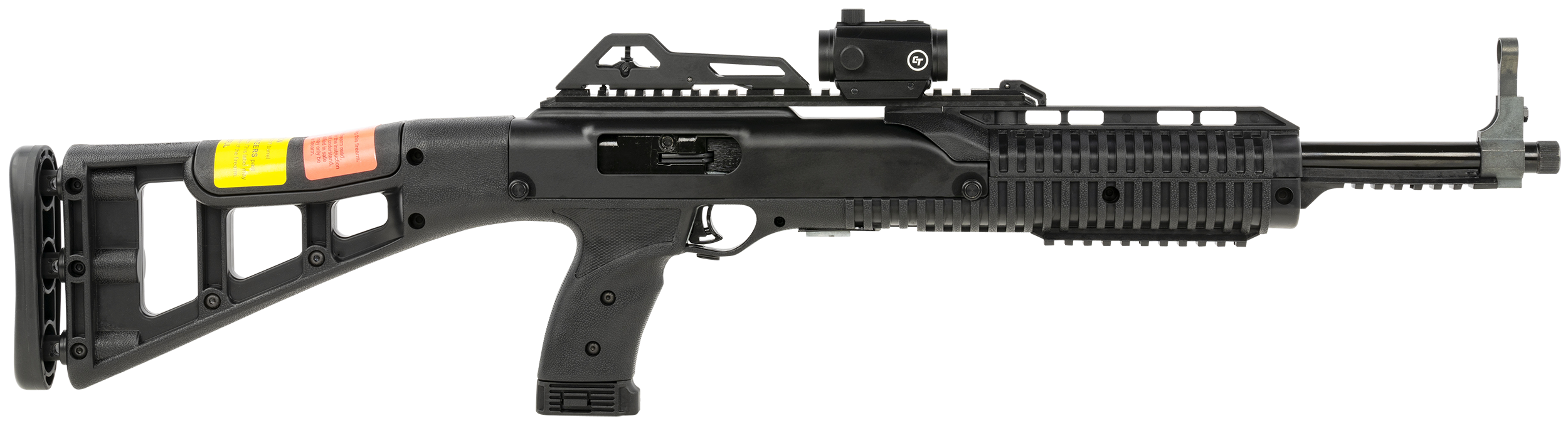 Hi-Point 4595TSRDCT 4595TS Carbine 45 ACP 9+1 17.50" Black Threaded Barrel, Black receiver w/Picatinny Rail, Picatinny Rail Forend, Skeletonized Black Synthetic Stock, Black Polymer Grip, Right Hand
