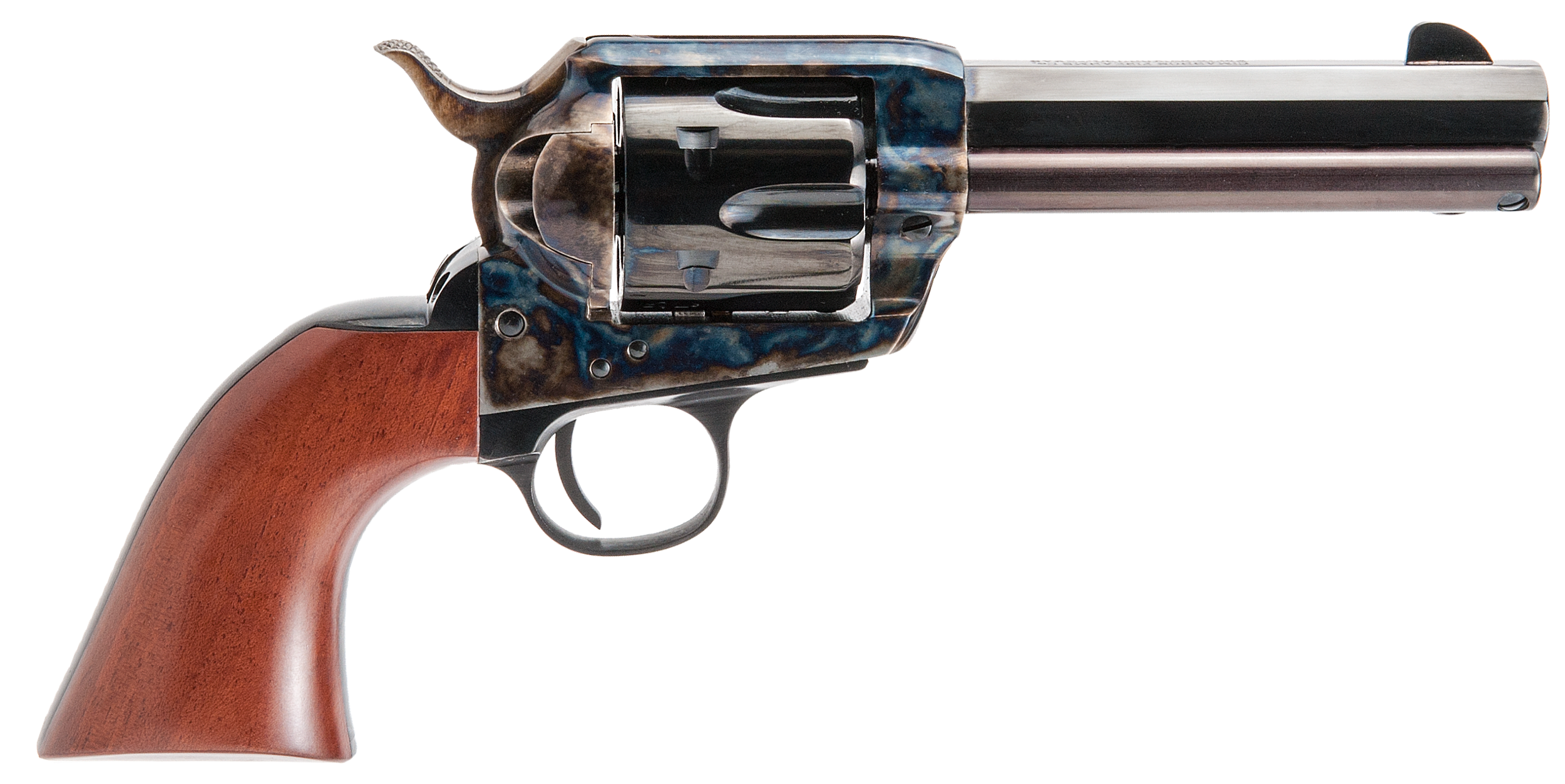 Cimarron PP400MALO El Malo Pre-War 1896-1940 38 Special 6 Shot 4.75" Blued Octagon Steel Barrel, Blued Cylinder, Color Case Hardened Steel Frame, Walnut Grip, Exposed Hammer