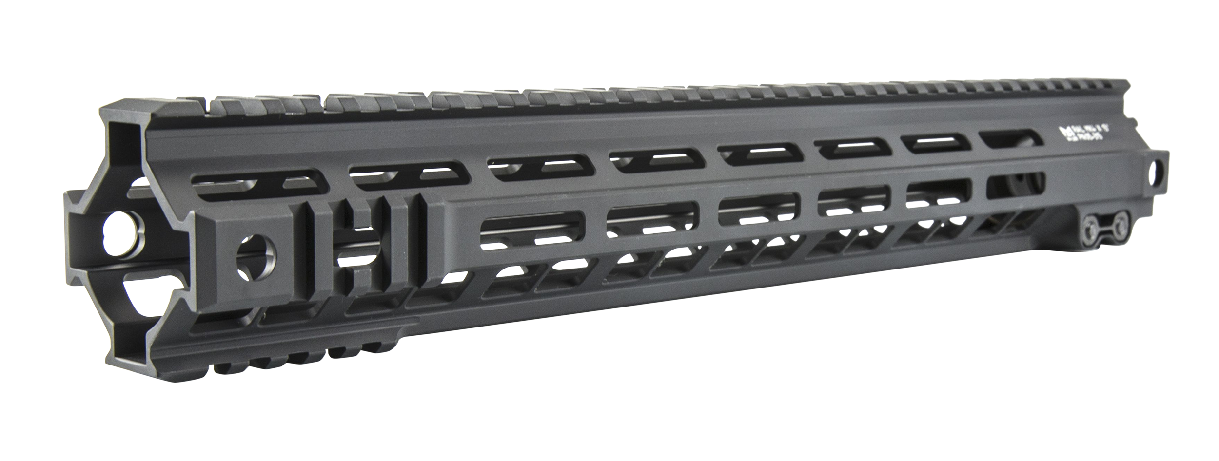 Geissele Automatics 05315B Mk4 Super Modular Rail 15" M-LOK Style Made of 6061-T6 Aluminum with Black Anodized Finish for AR-Platform