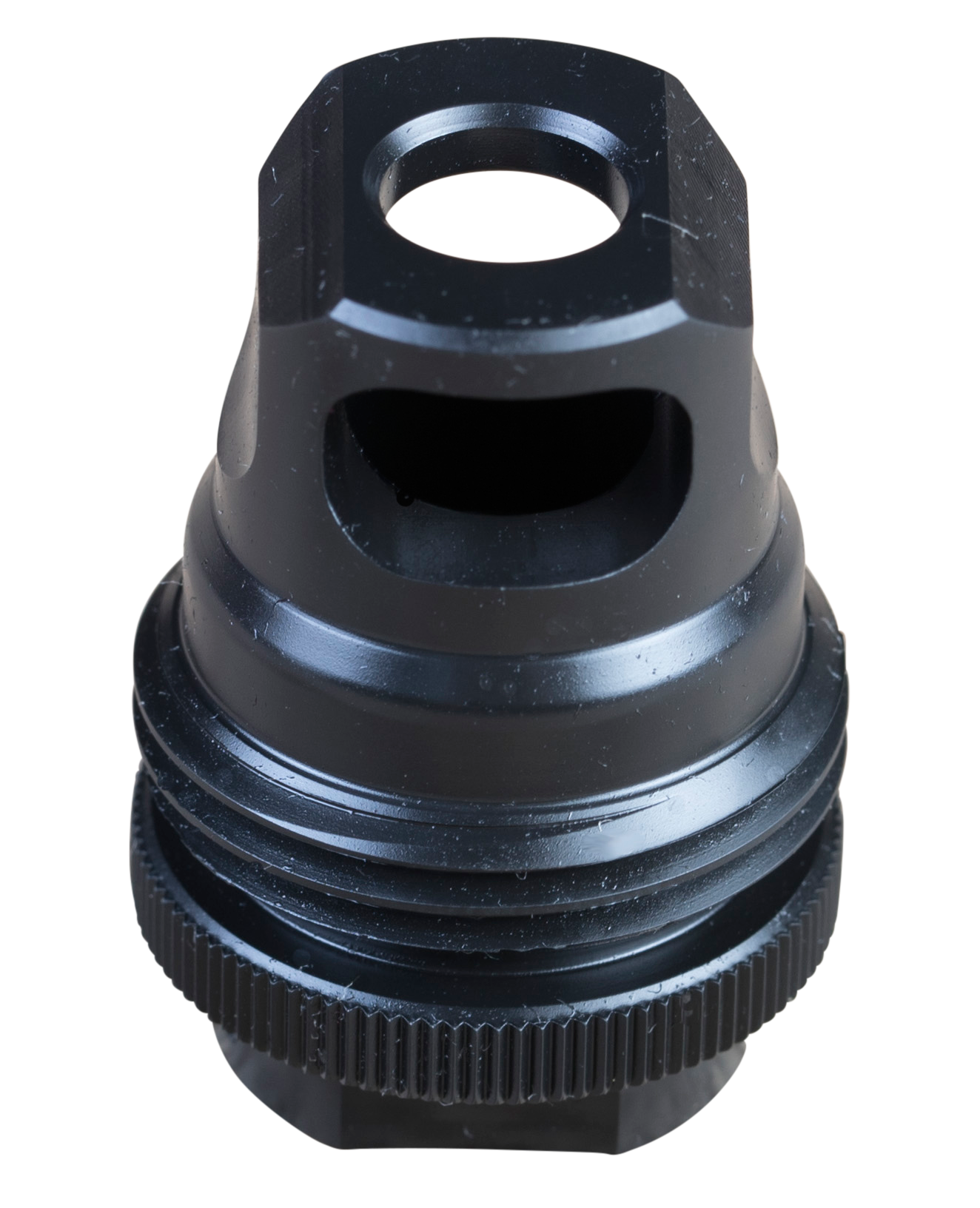 SilencerCo AC2628 ASR Muzzle Brake Black Steel 1/2"-28 Threads 9mm, Luger