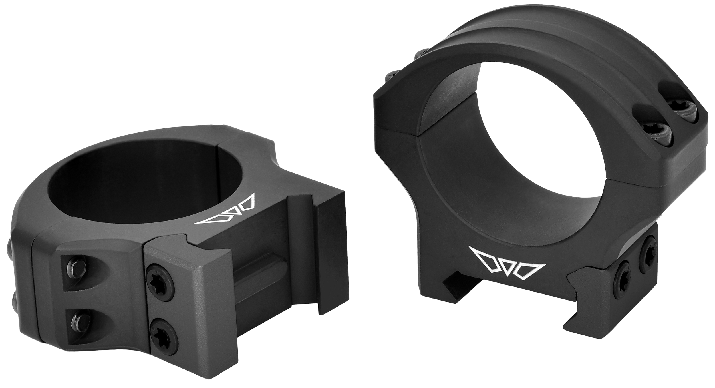 Warne 8513M HyperLite Hyperlite Matte Black MagnaFusion Alloy 30mm Tube Low Maxima/Weaver/Picatinny