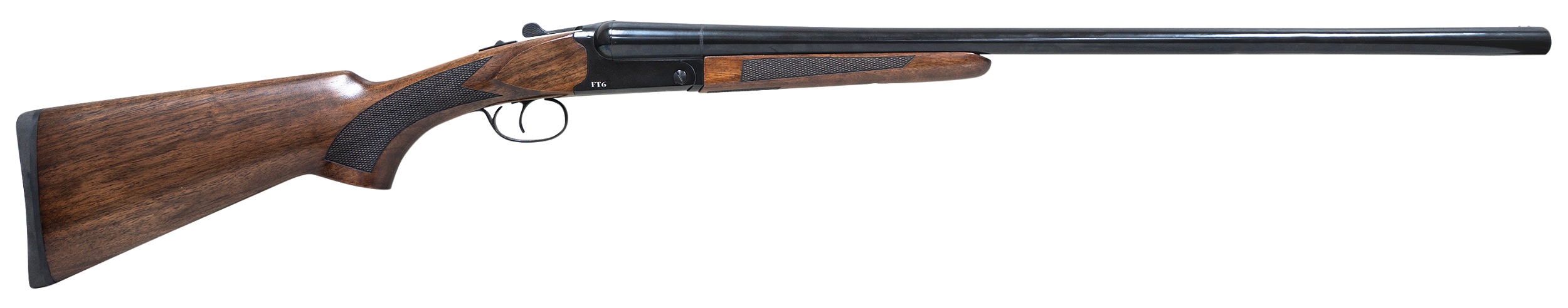 Pointer FT61228 FT6 Field Trek Full Size 12 Gauge Break Open 3" 2rd 28" Blued Side By Side Barrel, Blued Steel Receiver, Fixed Walnut Stock, Ambidextrous