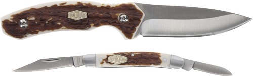 UNCLE HENRY KNIFE FIXED/FOLDER COMBO GIFT TIN PROMO Q4 25'<