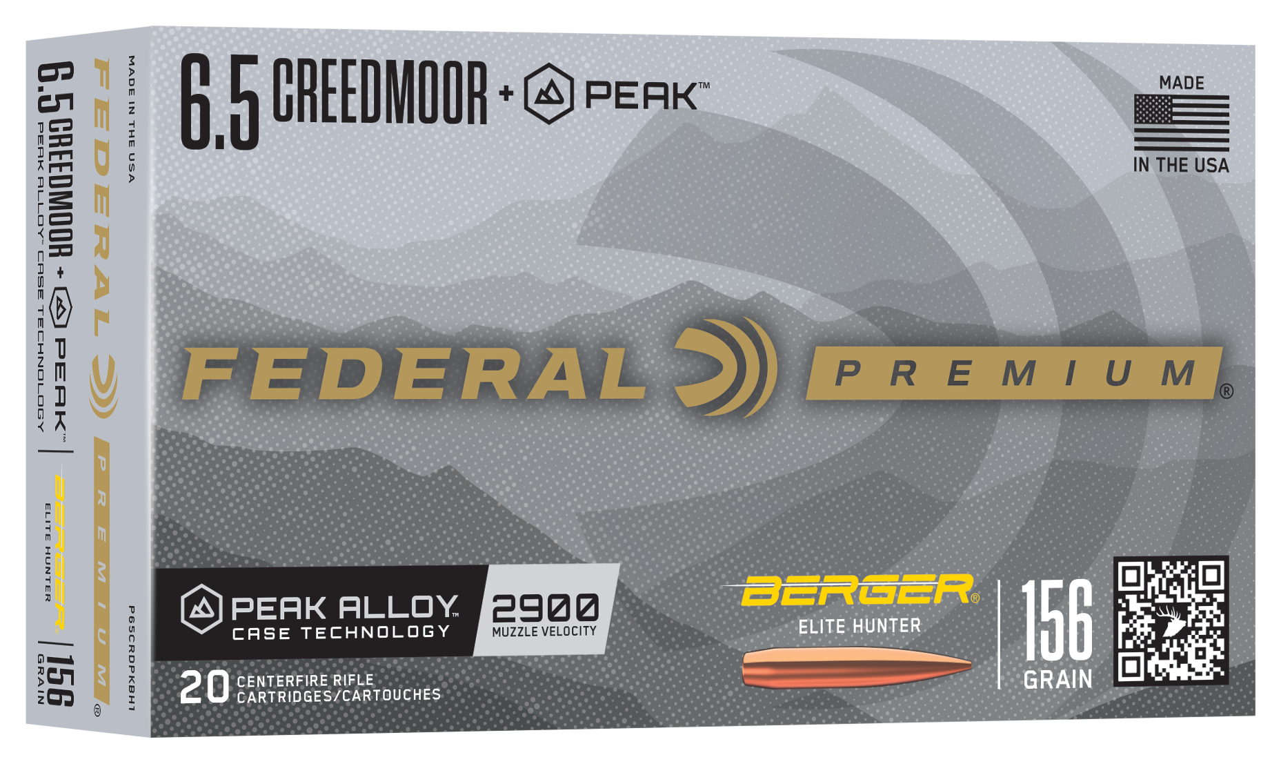 FED P65CRDPKBH1    65CRD+PEAK 156GR BEH      20/10