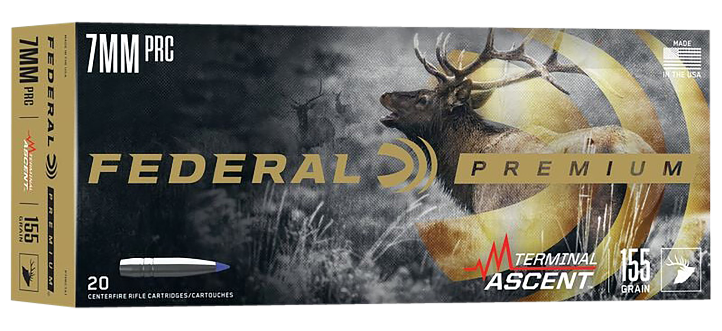 Federal P7PRCTA1 Premium Terminal Ascent 7mmPRC 155gr 20 Per Box/10 Case