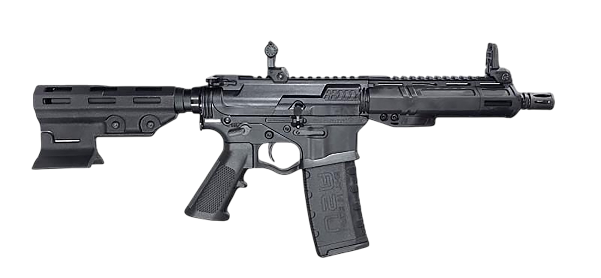 ATI ATIGAX5567MLTB Alpha Maxx 5.56 NATO 30+1 7.50" Black Barrel, Black Polymer Receiver w/Picatinny Rail, M-LOK Handguard, Black Polymer Blade, A2 Grip