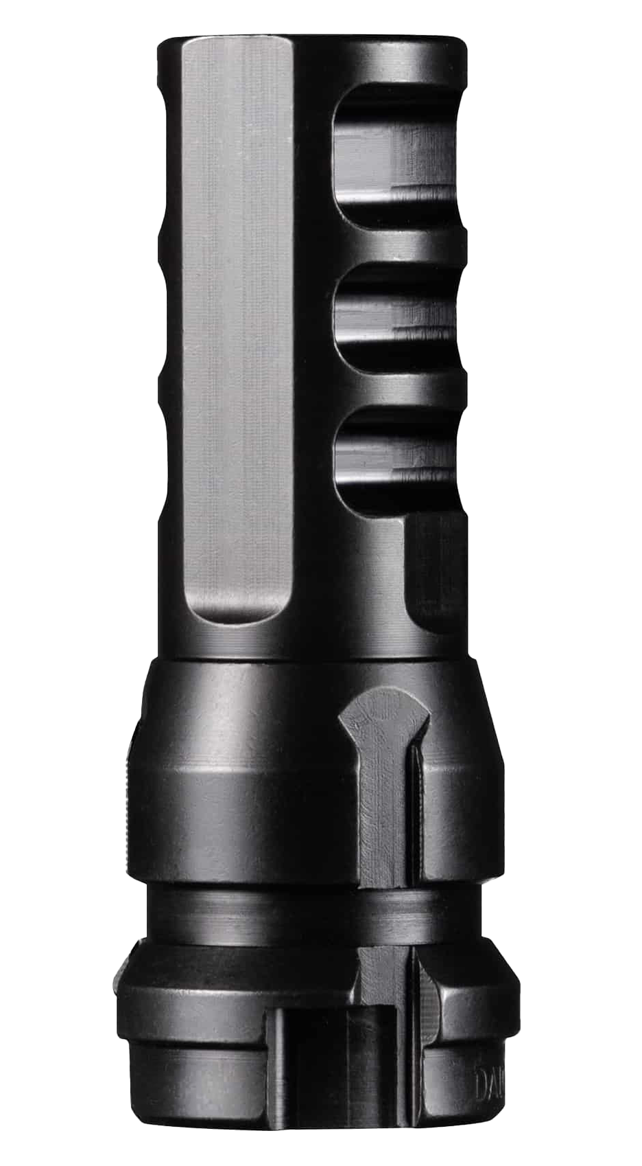 Dead Air DA103 KeyMo Muzzle Brake Black Nitride 4140 HT Alloy Steel 3/4"x24 Threads 338 Cal