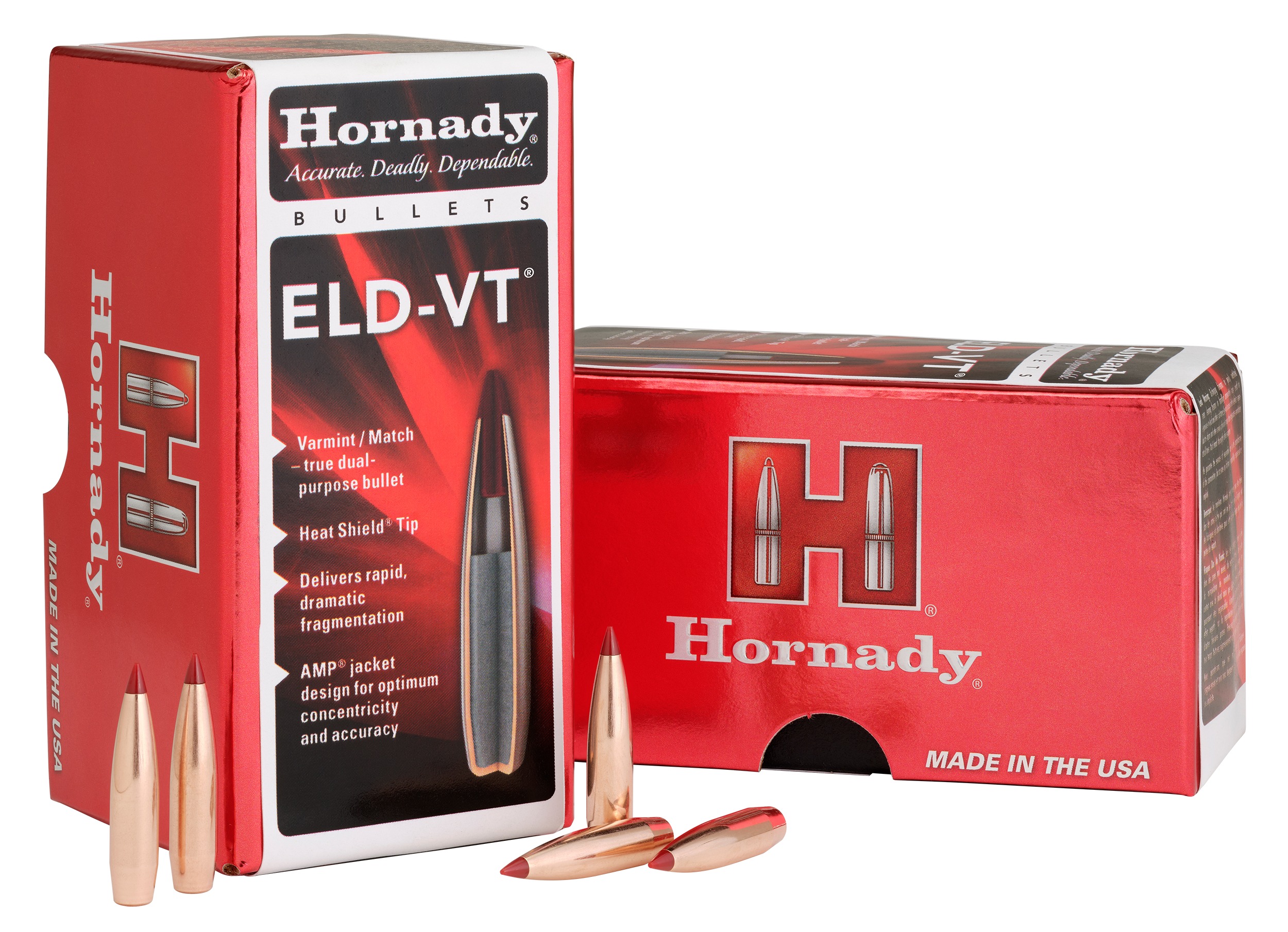 Hornady 25412 ELD-VT 25Cal 95gr 100 Per Box/25Case