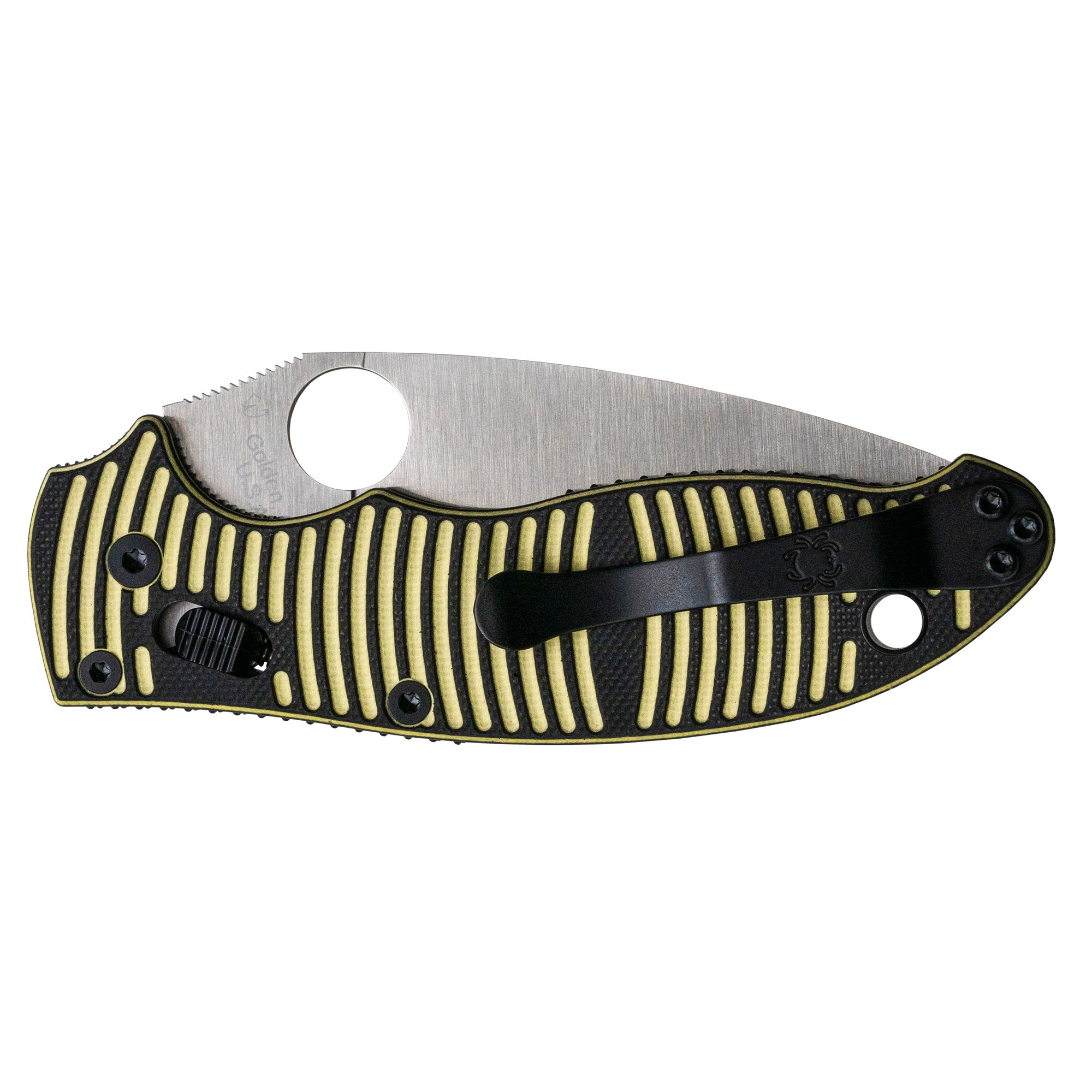 SPYDERCO MANIX 2 SALT 3.37" YLW/SLV