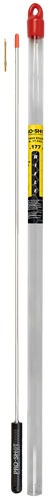 PRO SHOT STAINLESS 1PC AIRGUN CLEANING ROD 22.5" W/17CAL JAG