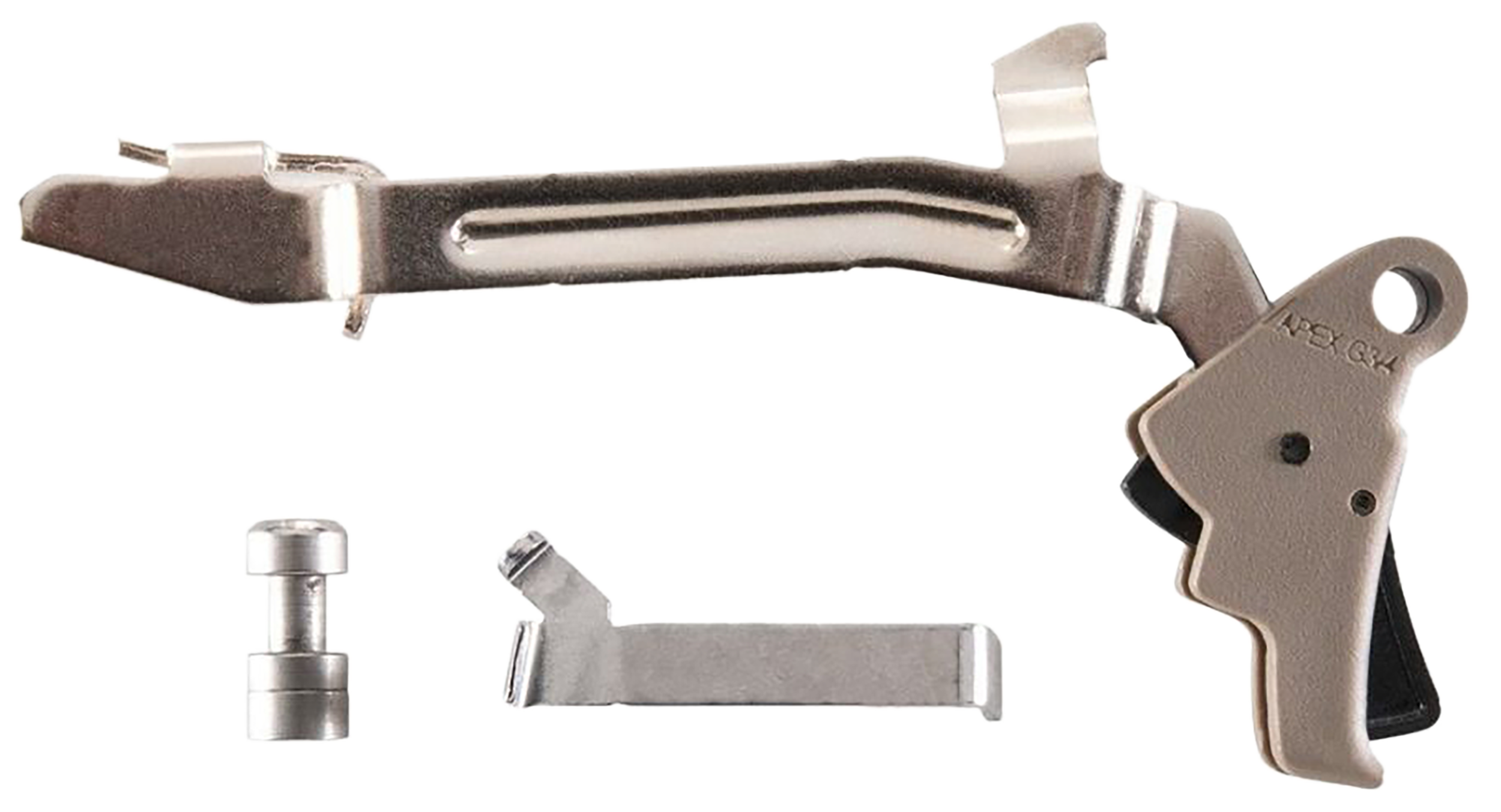 Apex Tactical 102P145 Action Enhancement  Slim Flat Dark Earth Drop-In Compatible w/Glock Gen3-4 17/19/22-27/31/32/33/34/35