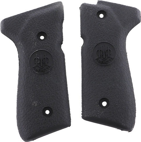 BERETTA GRIPS 92/96 SERIES RUBBER SMOOTH BLACK!