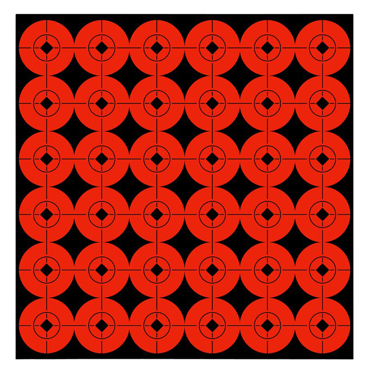 Birchwood Casey 33901 Target Spots Self-Adhesive Paper Black/Orange 1" Bullseye 360 Pack