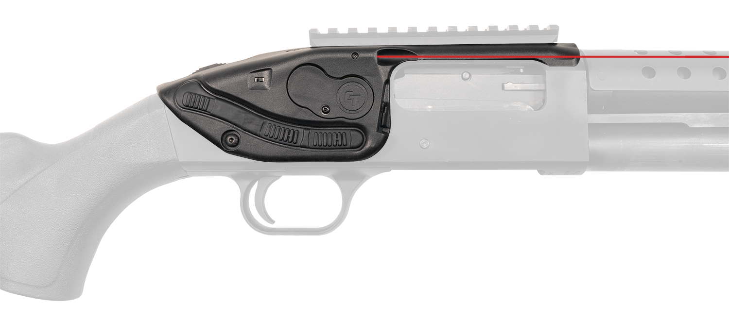 Crimson Trace 0178101 LaserSaddle Fits Mossberg 500, 590/Shockwave 590 Red Laser