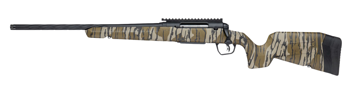 Savage Arms 33323 Axis 2 Pro 400 Legend 4+1 20" Black Cerakote Carbon Steel Spiral Fluted Threaded Barrel & Receiver w/Picatinny Rail, Mossy Oak Original Bottomland Fixed w/Pistol Grip Synthetic Stock