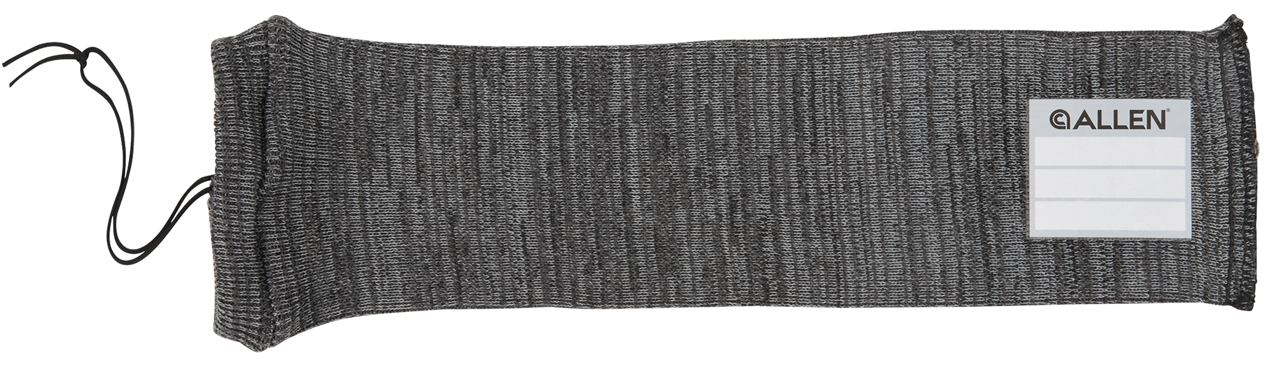 Allen 13170 Stretch Knit Handgun Sock  Gray Silicone-Treated Knit w/Custom ID Labeling Holds Handguns 14" L x 3.75" W Interior Dimensions