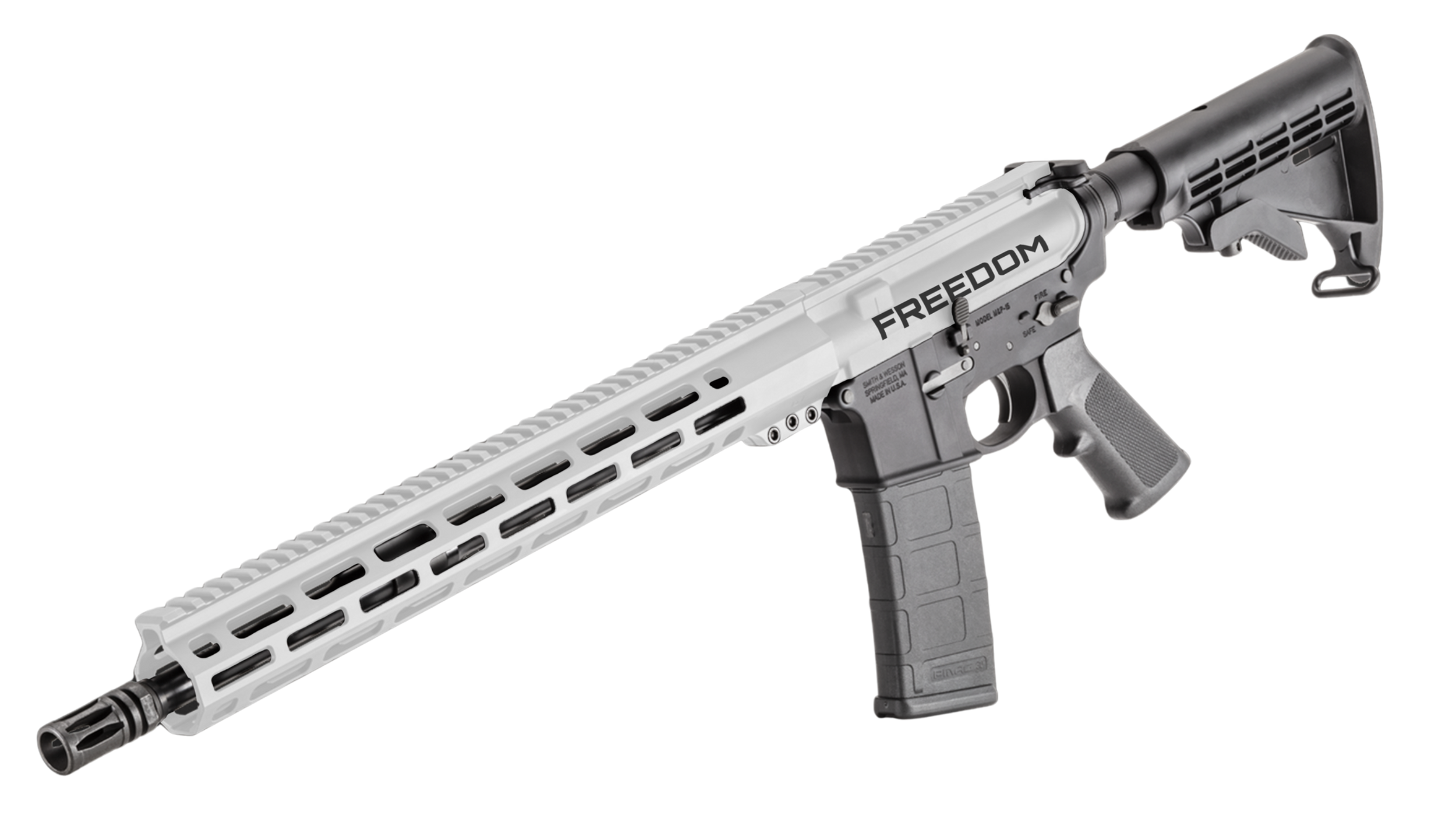 SMITH & WESSON M&P 15 SPORT III FREEDOM 16" 5.56 WHITE/BLACK 1-30RD MAG