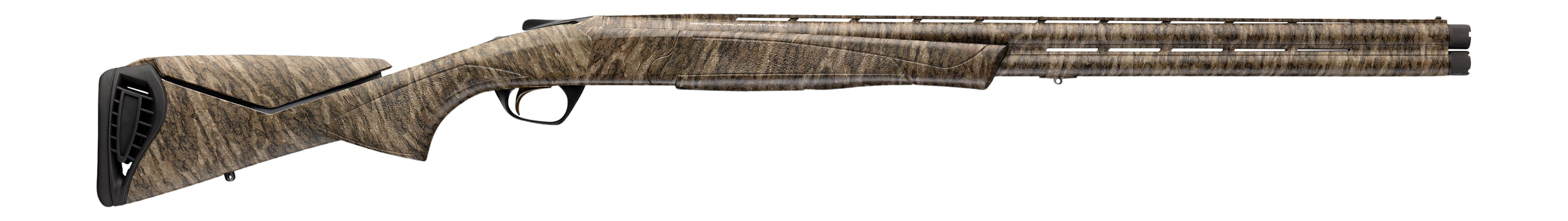 Browning 018736205 Cynergy 12 Gauge Break Open 3.50" 2rd 26" Overall Mossy Oak Bottomland Over/Under Vent Rib Barrel & Steel Receiver, Adj Comb Mossy Oak Bottomland Synthetic Stock