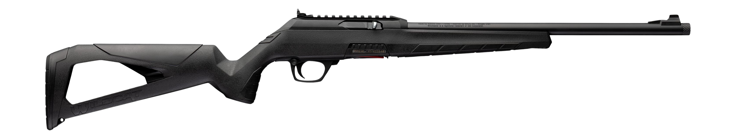 Winchester Repeating Arms 521170102 Wildcat Shadow SR 22 LR 10+1 16.50" Matte Blued Threaded Barrel, Black Polymer Receiver w/Picatinny Rail, Black Fixed Polymer Stock, Ambidextrous