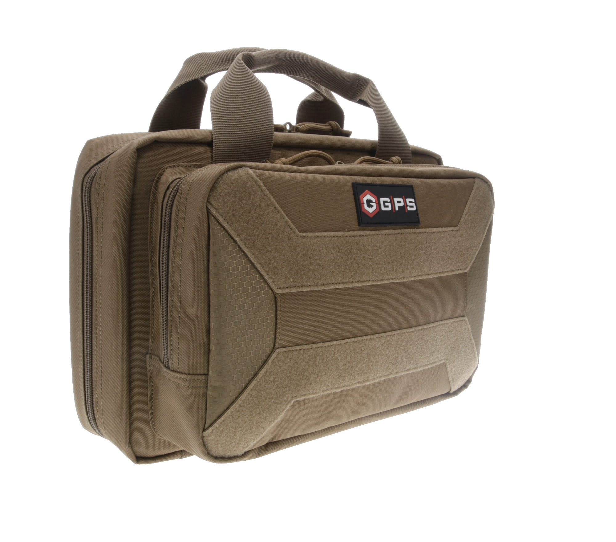 GPS Bags PC15FDE Pistol Case  Flat Dark Earth 600D Polyester Holds 1 Handgun
