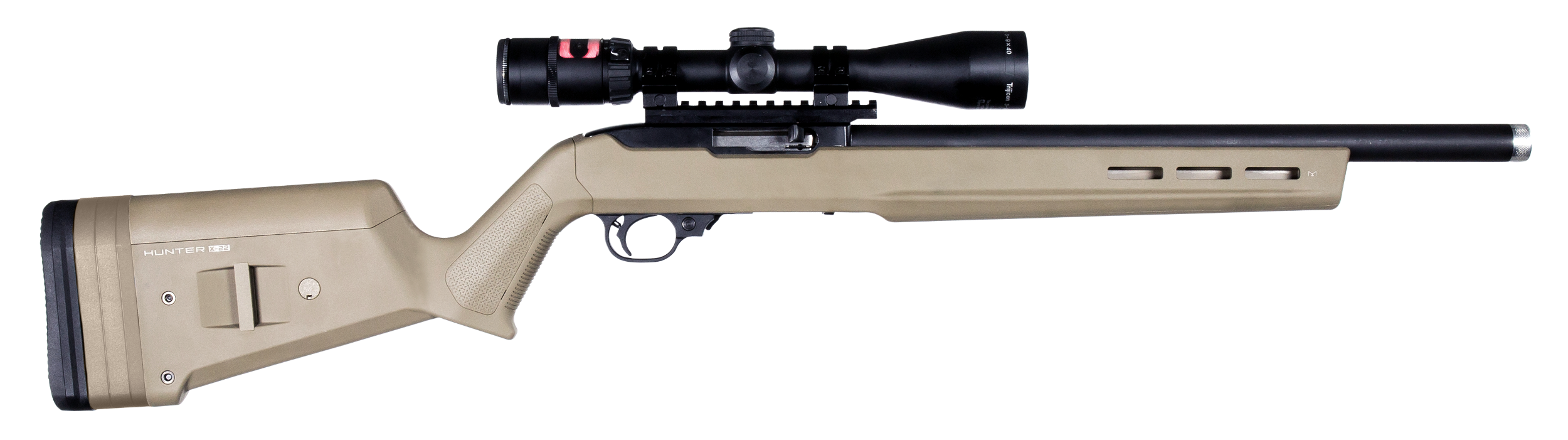 Magpul MAG548-FDE Hunter X-22 Stock Fixed Adjustable Comb Flat Dark Earth Synthetic for Ruger 10/22