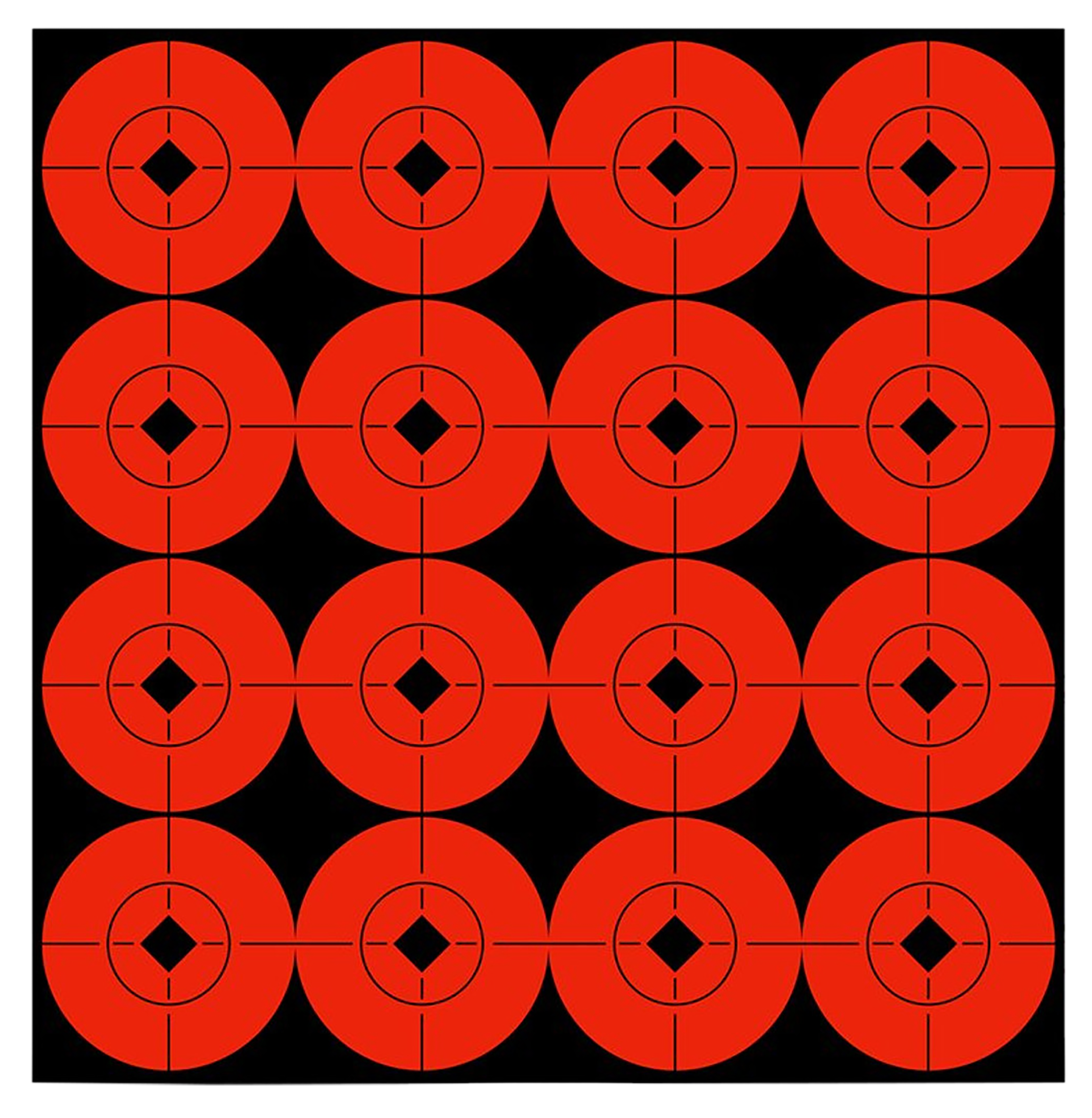 Birchwood Casey 33904 Target Spots  Self-Adhesive Paper Black/Orange 1.5" Bullseye 160 Pack