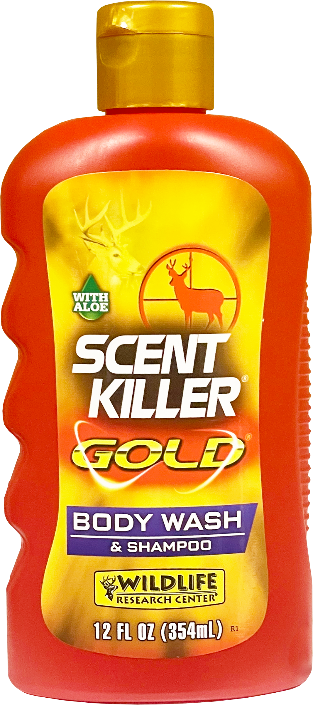 Wildlife Research 1240 Scent Killer Gold Body Wash/Shampoo Odor Eliminator 12 oz Bottle