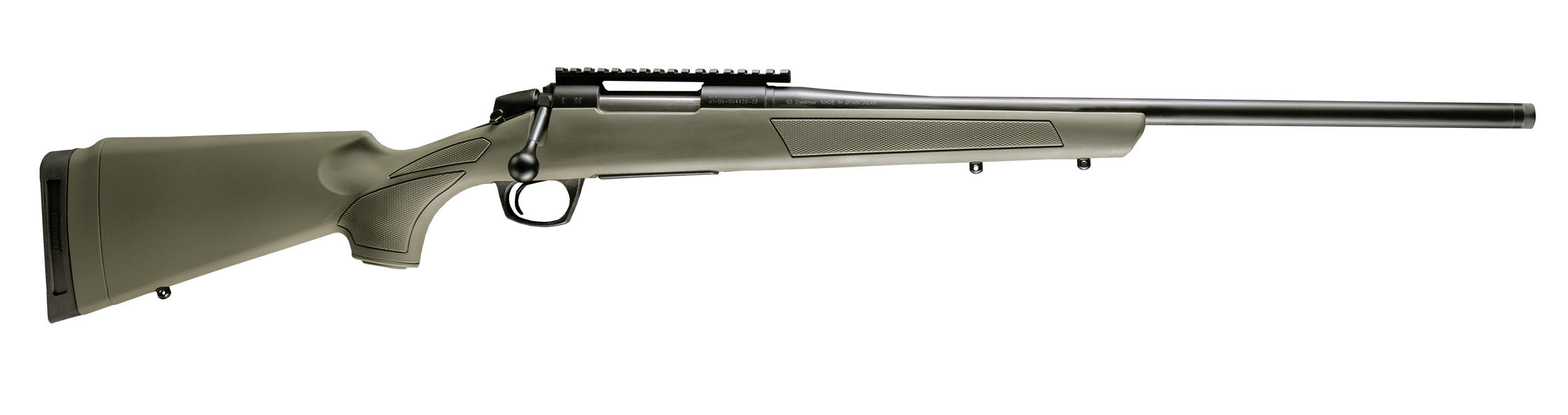 CVA CR3910G Cascade  7mm Rem Mag 3+1 24" Graphite Black Cerakote Threaded Barrel, Graphite Black Cerakote Picatinny Rail Steel Receiver, OD Green Synthetic Stock