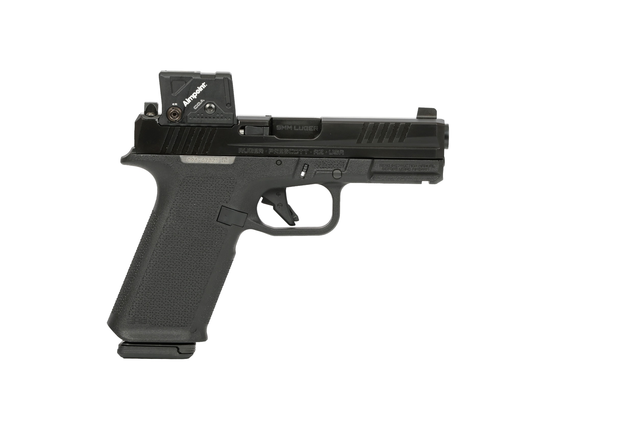 Ruger RXM 9mm 4" 17rd Aimpoint COA Pistol